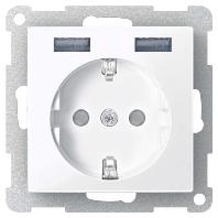 Merten MEG2366-0460 Inzetstuk System Design Aluminium 1 stuk(s)