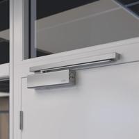 AXA Deurdranger 7509 instelbaar Grijs met glij-arm 80kg - thumbnail