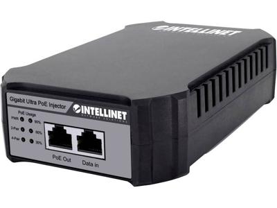 Intellinet 561495 Gigabit Ultra PoE-injector 1 x 95 watt-poort, IEEE 802.3bt en IEEE 802.3at/af-conform, kunststof behuizing