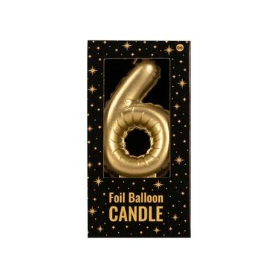 Paperdreams folie ballon kaars goud - 6