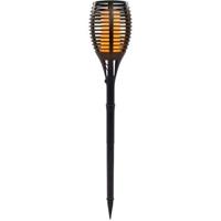 LUMI GARDEN Maity Sun zaklamp op zonne-energie - Vlameffect - LED - H 80 cm - Warm wit - thumbnail