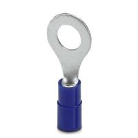 Phoenix Contact 3240025 Ringkabelschoen Dwarsdoorsnede (max.): 2.50 mm² Schachtdiameter: 6.50 mm Deels geïsoleerd Blauw 50 stuk(s) - thumbnail