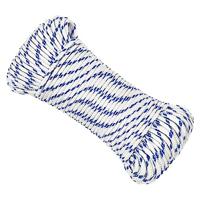 Boot touw 4 mm 250 m polypropyleen wit - thumbnail