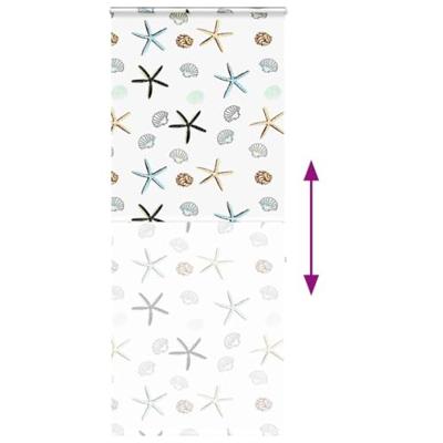 Doucherolgordijn met cassette 110x240 cm stofbreedte 106 cm Doucherolgordijn met cassette 110x240 cm stofbreedte 106 cm