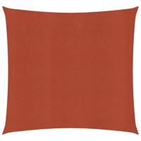 VidaXL Zonnezeil 160 g/m² 7x7 m hdpe terracottakleurig - thumbnail