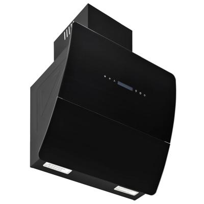 Wandafzuigkap 756 m³/u 60 cm roestvrij staal zwart