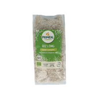 Primeal Halfvolkoren langgraan rijst bio 500 Gram - thumbnail