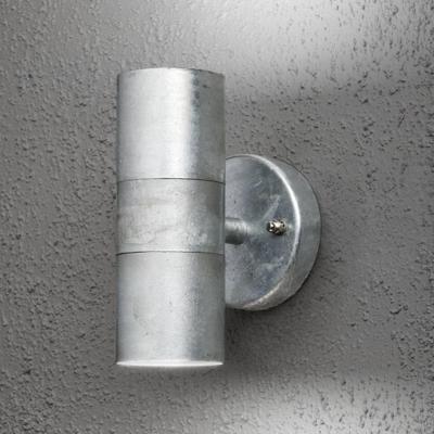 KonstSmide WandspotModena Up - Down 2-lichts 17cm zinkgrijs - 7571-320