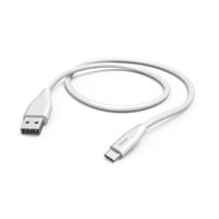 Hama 00125101 oplaadkabel USB-A - USB-C, 1,5 m, wit - thumbnail