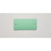 PVC labels 54x108 mm pastelgroen 2gaten - thumbnail