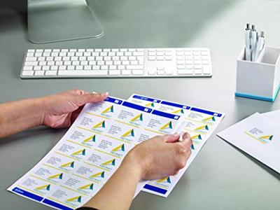 Etiket Avery LR7160-100 63.5x38.1mm recycled wit 2100 etiketten