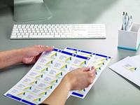 Etiket Avery LR7160-100 63.5x38.1mm recycled wit 2100 etiketten - thumbnail