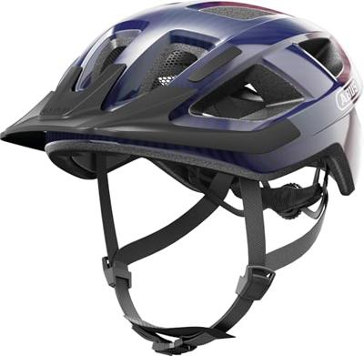 Abus helm aduro 3.0 led purple waves l 58-62cm - thumbnail