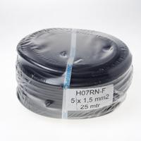 Kabel neopr.zwart 5x1.5 (25m) - thumbnail