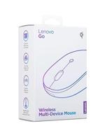 Lenovo Go Wireless Multi Device Muis Draadloos Optisch Grijs 3 Toetsen 2400 dpi - thumbnail