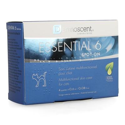 Dermoscent Essential 6 Spot-on Kat Pipet 4x0,6ml