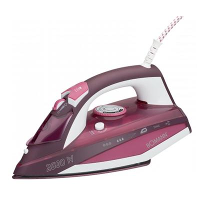Bomann DB 6005 CB Stoomstrijkijzer 2600W Paars/Wit