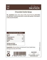 Monin Chocolate Cookie 700ml - thumbnail