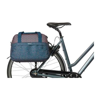 BASIL Fietsschoudertas flair hook-on systeem navyblauw 18l