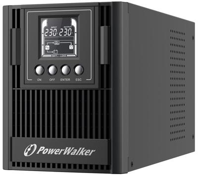 PowerWalker VFI 1000 AT Dubbele conversie (online) 1000 VA 900 W 3 AC-uitgang(en)