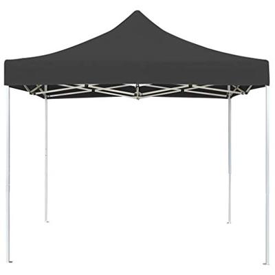 VidaXL Partytent professioneel inklapbaar 2x2 m aluminium antraciet