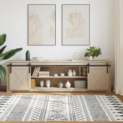VidaXL Ophangset voor schuifdeur 213 cm koolstofstaal VidaXL Ophangset voor schuifdeur 213 cm koolstofstaal