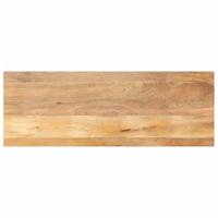 Tafelblad rechthoekig 140x60x2,5 cm massief mangohout - thumbnail