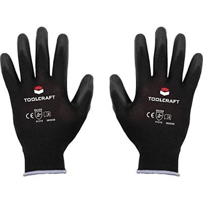 TOOLCRAFT TO-5621646 Werkhandschoen Nylon, Polyurethaan Maat (handschoen): 9 EN 388 Cat II 1 paar TOOLCRAFT TO-5621646 Werkhandschoen Nylon, Polyurethaan Maat (handschoen): 9 EN 388 Cat II 1 paar