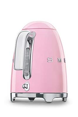 Smeg KLF03PKEU retro 50&apos;s style waterkoker, roze