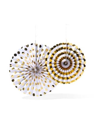 HEMA Waaiers goud 2 stuks