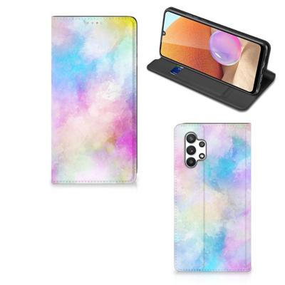 Bookcase Samsung Galaxy A32 4G | A32 5G Enterprise Editie Watercolor Light Bookcase Samsung Galaxy A32 4G | A32 5G Enterprise Editie Watercolor Light