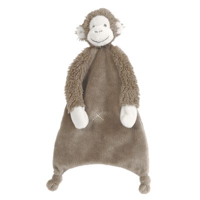 Happy Horse Aap Mickey Knuffeldoekje Bruin