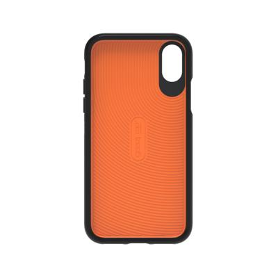 Gear4 Battersea harde schaal met verbeterde schokbescherming, D3O-beschermd, achterkantbescherming van glas, slank, robuust design voor iPhone X - zwart