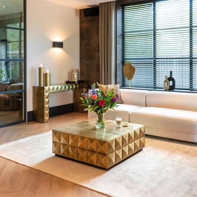 Richmond Salontafel 'Collada' 90cm, kleur Brushed Gold