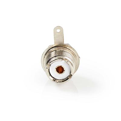 Nedis PL259-Connector | Female | Chassis | 5.0 mm | Zilver | 25 Stuks | 1 stuks - CSVC43910ME CSVC43910ME