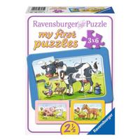 Ravensburger puzzel my first puzzel goede vrienden 3x6 stukjes - thumbnail