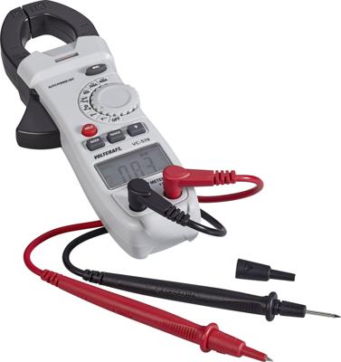 VOLTCRAFT VC-519 Stroomtang Kalibratie (ISO) Digitaal CAT III 600 V Weergave (counts): 2000