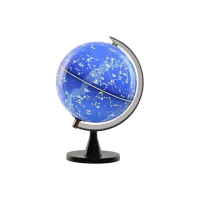 Wereldbol Home ESPRIT Zwart Marineblauw PVC 21 x 20 x 31 cm