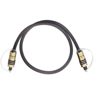 Oehlbach 6083 Toslink Digitale audio Aansluitkabel [1x Toslink-stekker (ODT) - 1x Toslink-stekker (ODT)] 3.00 m Grijs Vergulde steekcontacten