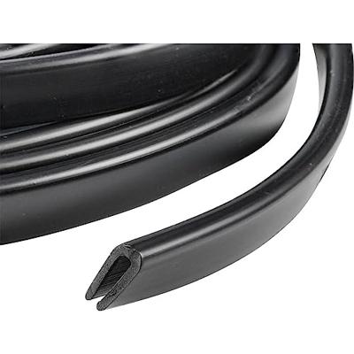 TRU COMPONENTS Stootrand PVC Zwart 10 m