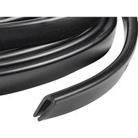 TRU COMPONENTS Stootrand PVC Zwart 10 m - thumbnail