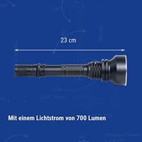 Zaklamp MAUL Helios LED 23cm accu lichtbereik 300m 10W - thumbnail