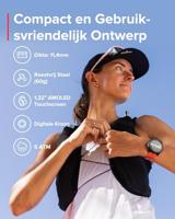 Suunto SS051014000 smartwatch / sport watch 3,35 cm (1.32") AMOLED 45 mm Digitaal 466 x 466 Pixels Touchscreen Zwart GPS - thumbnail