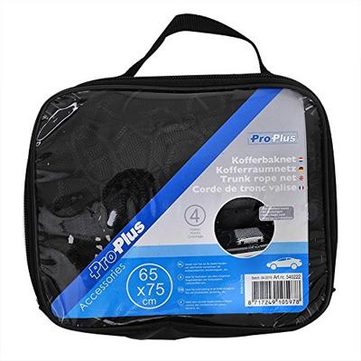 ProPlus kofferbaknet elastisch 75 x 65 cm zwart