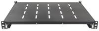 Intellinet 712613 19 inch Apparaatbodem voor patchkast 1 HE Uittrekbaar Geschikt voor kastdiepte: vanaf 600 mm Zwart - thumbnail