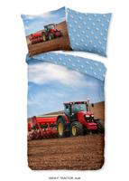 Good Morning Kinderdekbedovertrek "tractor" - Multi - (135x200 cm) - Katoen Flanel - thumbnail
