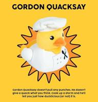 Fuzzyard duck gordon quacksay pluche - thumbnail