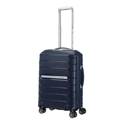 Samsonite Flux Spinner 55 Expandable navy blue Harde Koffer