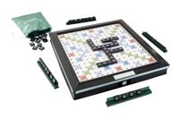 SCRABBLE - Scrabble Deluxe - Bordspel - Scrabble zwart en zilver met draaibord en inkepingssysteem - thumbnail