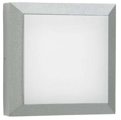 Albert Vierkante wandlamp buitenParel 19cm-grijs - 696560